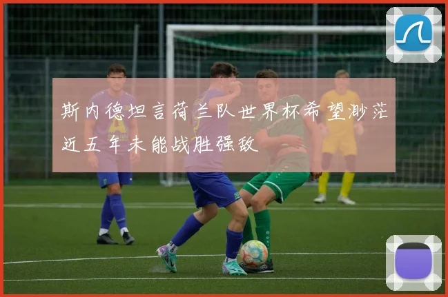 斯内德坦言荷兰队世界杯希望渺茫近五年未能战胜强敌